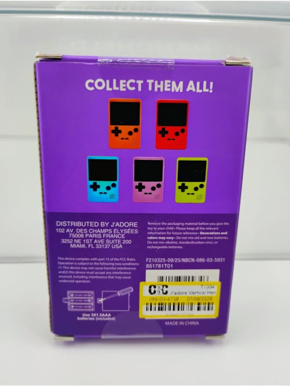 Handheld Game Console 100 Retro Games Compact Design Pink - Picture 2 of 7